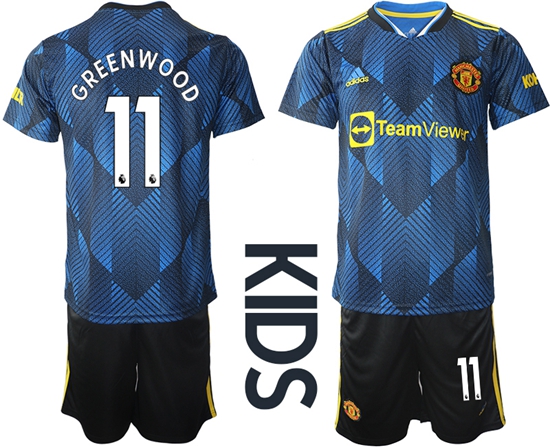 Kids Manchester United Soccer Jerseys 025