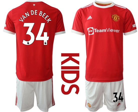 Kids Manchester United Soccer Jerseys 030