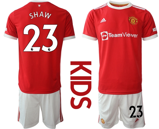 Kids Manchester United Soccer Jerseys 032