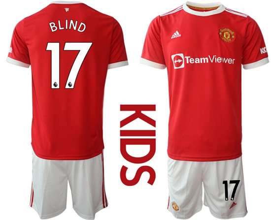 Kids Manchester United Soccer Jerseys 034