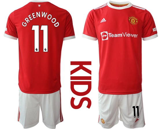 Kids Manchester United Soccer Jerseys 035