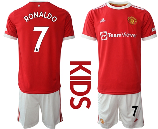 Kids Manchester United Soccer Jerseys 039