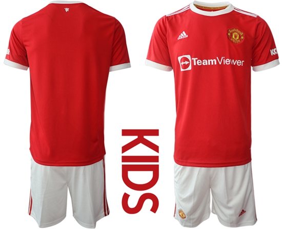 Kids Manchester United Soccer Jerseys 044
