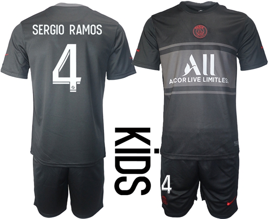 Kids Paris Saint Germain Soccer Jerseys 025