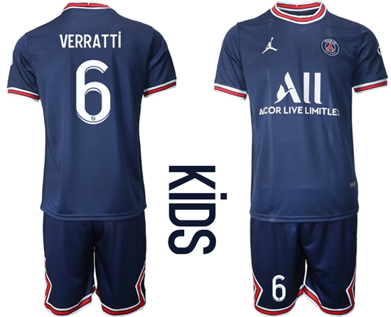 Kids Paris Saint Germain Soccer Jerseys 059