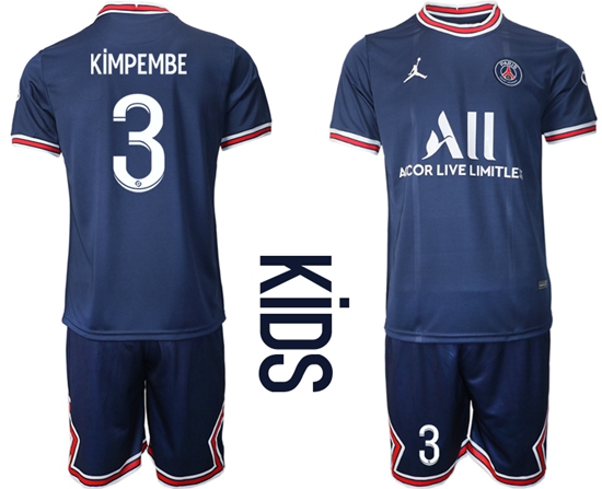 Kids Paris Saint Germain Soccer Jerseys 061