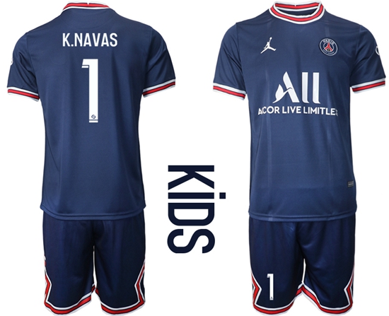 Kids Paris Saint Germain Soccer Jerseys 062