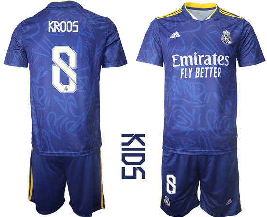 Kids Real Madrid Soccer Jerseys 021
