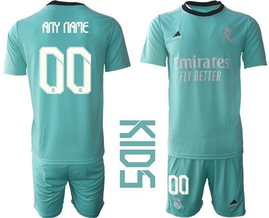 Kids Real Madrid Soccer Jerseys 027 Customized