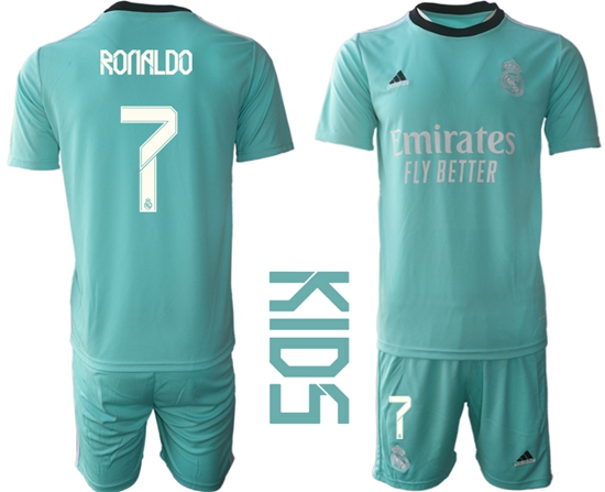 Kids Real Madrid Soccer Jerseys 034