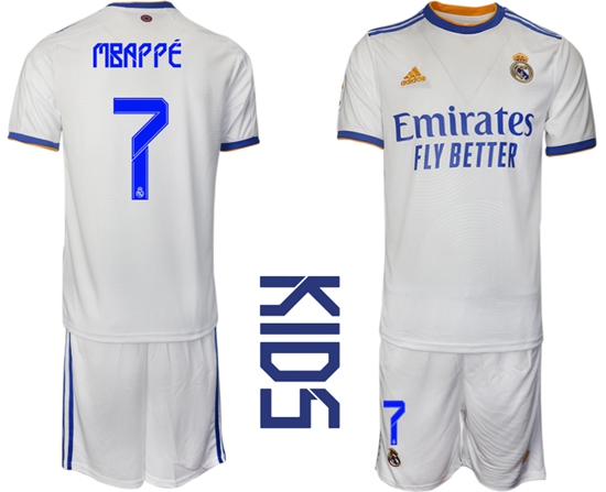 Kids Real Madrid Soccer Jerseys 037