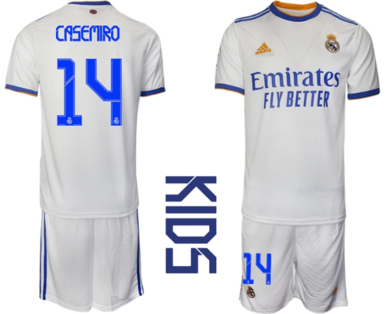 Kids Real Madrid Soccer Jerseys 043