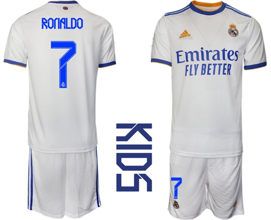 Kids Real Madrid Soccer Jerseys 050