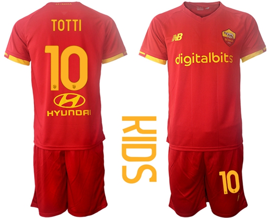 Kids Roma Soccer Jerseys 006