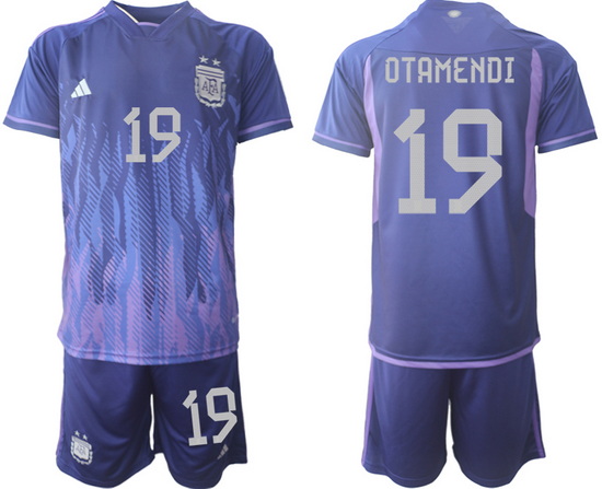 Men FIFA 2022 Argentina Soccer Jersey 006