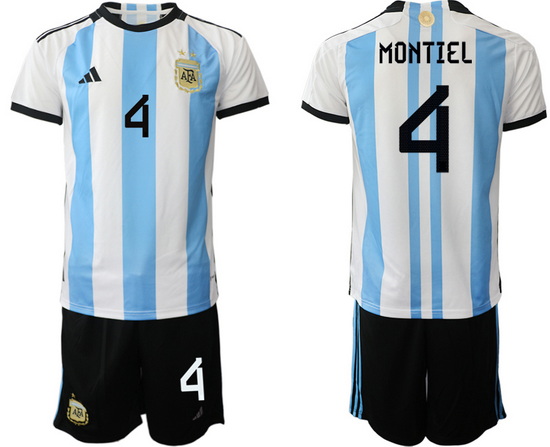 Men FIFA 2022 Argentina Soccer Jersey 043