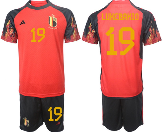 Men FIFA 2022 Belgium Soccer Jersey 006