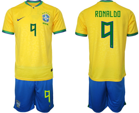 Men FIFA 2022 Brazil Soccer Jersey 027