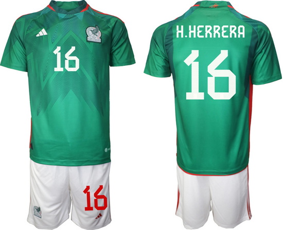 Men FIFA 2022 Mexico Soccer Jersey 007