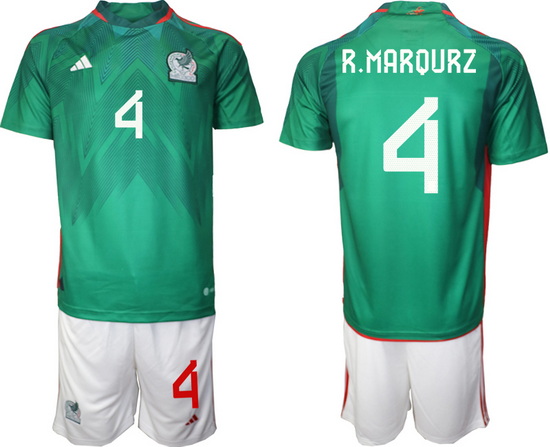 Men FIFA 2022 Mexico Soccer Jersey 014