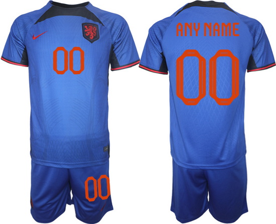 Men FIFA 2022 Netherlands Soccer Customized Jersey 035