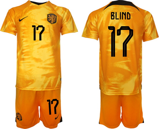 Men FIFA 2022 Netherlands Soccer Jersey 015