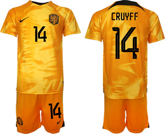 Men FIFA 2022 Netherlands Soccer Jersey 017
