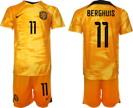 Men FIFA 2022 Netherlands Soccer Jersey 022