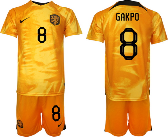 Men FIFA 2022 Netherlands Soccer Jersey 027