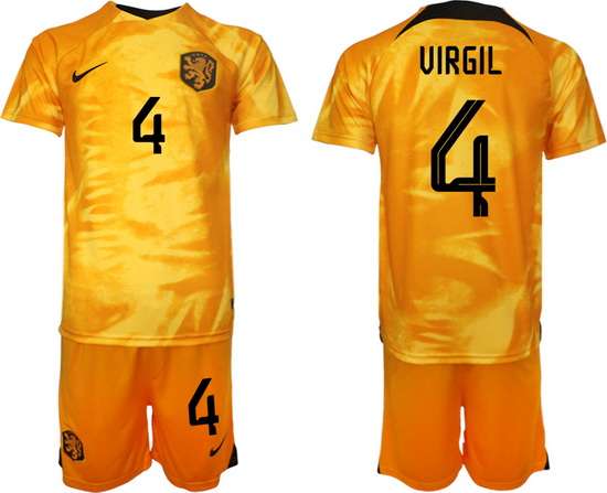 Men FIFA 2022 Netherlands Soccer Jersey 030