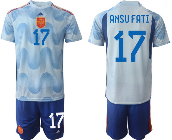 Men FIFA 2022 Spain Soccer Jersey 025