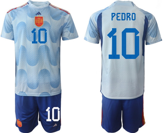 Men FIFA 2022 Spain Soccer Jersey 026