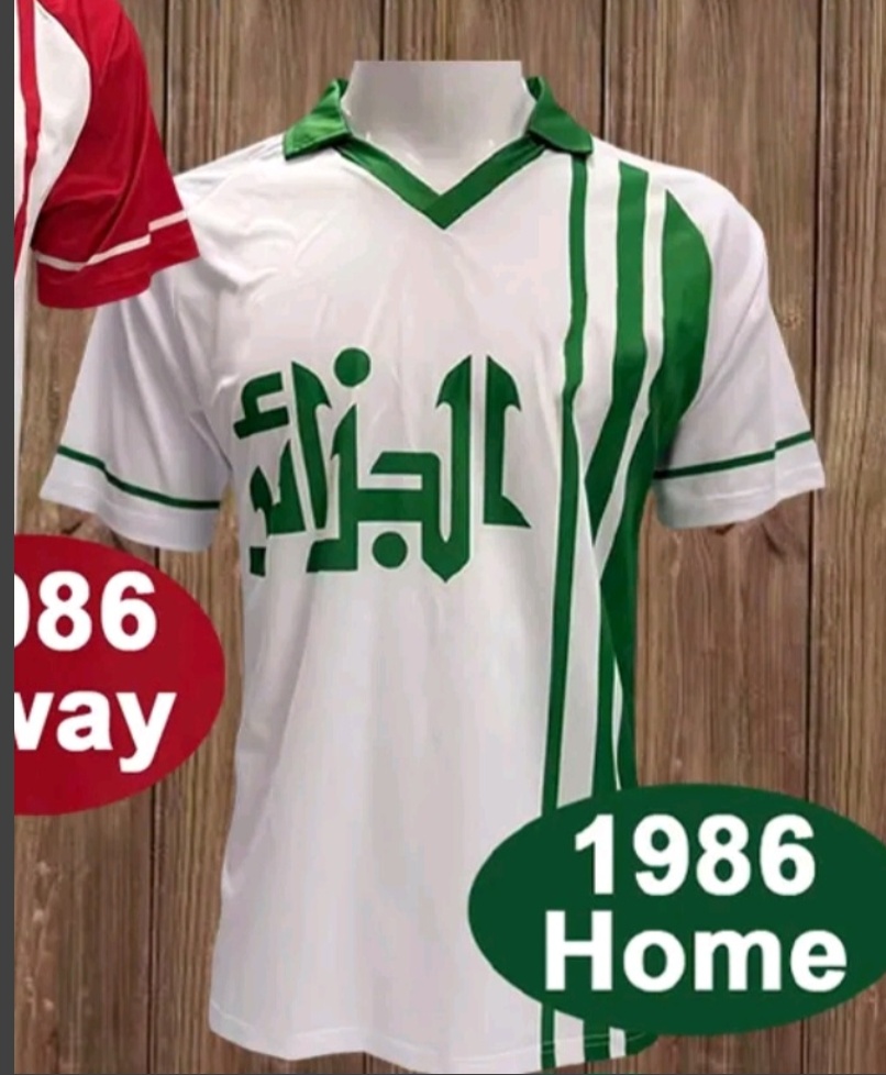 1986 Algerian soccer jersey