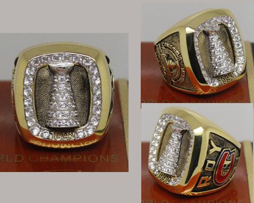 1993 NHL Championship Rings Montreal Canadiens Stanley Cup