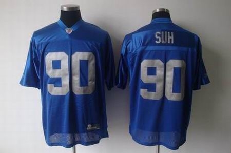 2011 new navy blue detroit lions 90 ndamukong suh