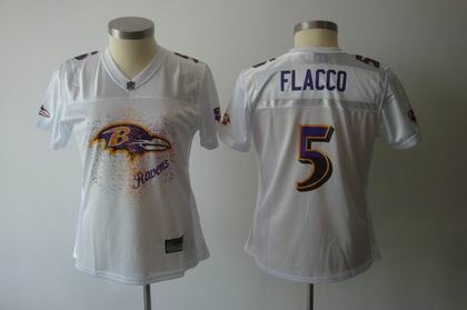 2011 women fem fan baltimore ravens 5 joe flacco