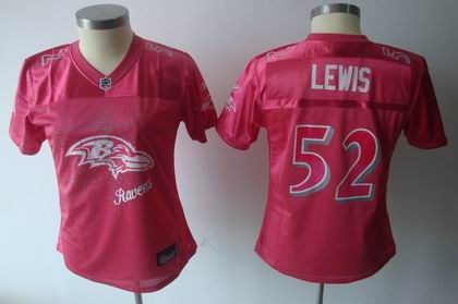 2011 women fem fan batlimore ravens 52 ray lewis red jersey