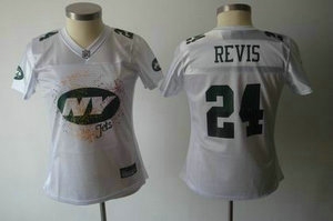 2011 women fem fan new york jets 24 darrelle revis white jersey