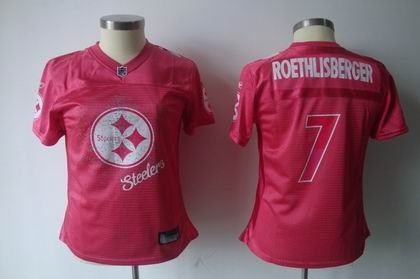 2011 women fem fan pittsburgh steelers 7 ben roethlisberger red jerseys