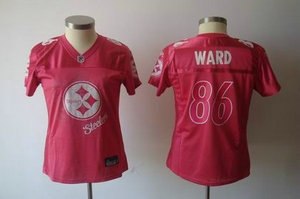 2011 women fem fan pittsburgh steelers 86 hines ward red jersey