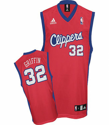 Los Angeles Clippers 32 Blake Griffin Red Jerseys