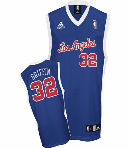 Los Angeles Clippers 32 Blake Griffin Blue Jerseys