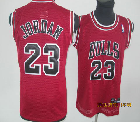 KIDS Chicago Bulls 23 Jordan red jersey