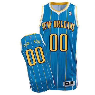 Hornets Personalized Authentic Baby Blue Jersey (S-3XL)