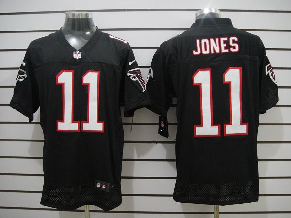 2012 NEW NFL Atlanta Falcons 11 Julio Jones Black Jerseys (Elite)