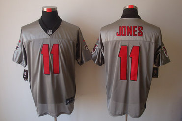 2012 NEW NFL Atlanta Falcons 11 Julio Jones Grey Shadow Jerseys