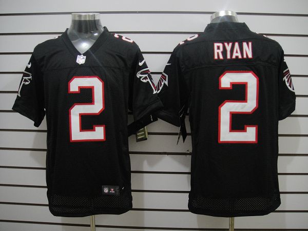 2012 NEW NFL Atlanta Falcons 2 Matt Ryan Black Jerseys (Elite)