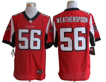 2012 NEW NFL Atlanta Falcons 56 Weatherspoon Red Jerseys (Elite)
