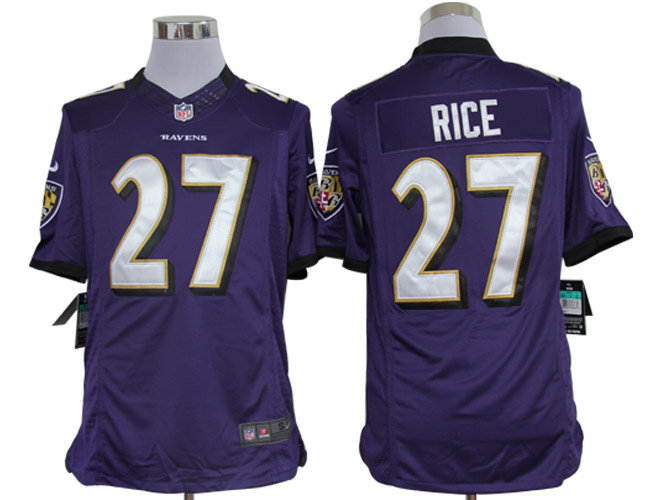 2012 NEW NFL Baltimore Ravens 27 Ray Rice Purple Jerseys (Limited)
