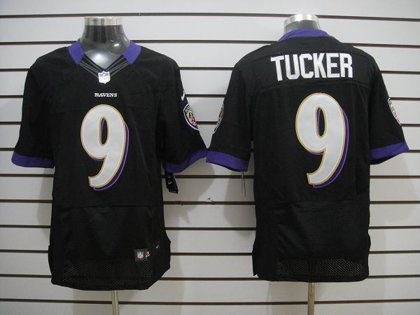 2012 NEW NFL Baltimore Ravens 9 Tucker Black Jerseys (Elite)
